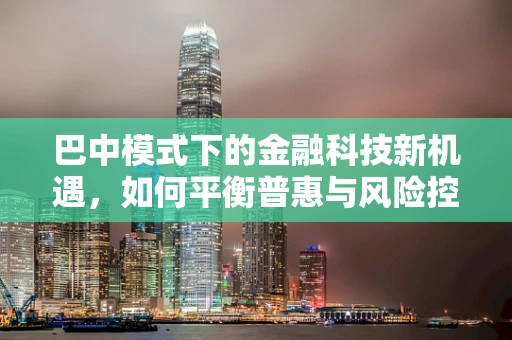 巴中模式下的金融科技新机遇，如何平衡普惠与风险控制？