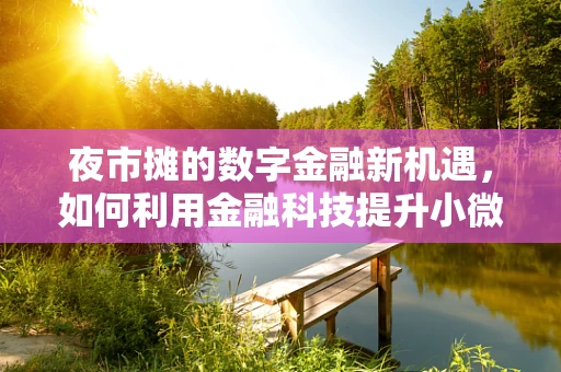 夜市摊的数字金融新机遇，如何利用金融科技提升小微摊主的经营效率？