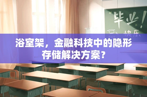 浴室架，金融科技中的隐形存储解决方案？