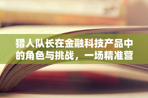 猎人队长在金融科技产品中的角色与挑战，一场精准营销的冒险