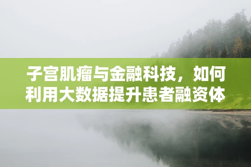 子宫肌瘤与金融科技，如何利用大数据提升患者融资体验？