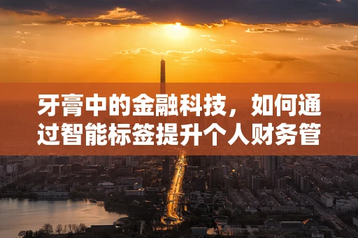 牙膏中的金融科技，如何通过智能标签提升个人财务管理？