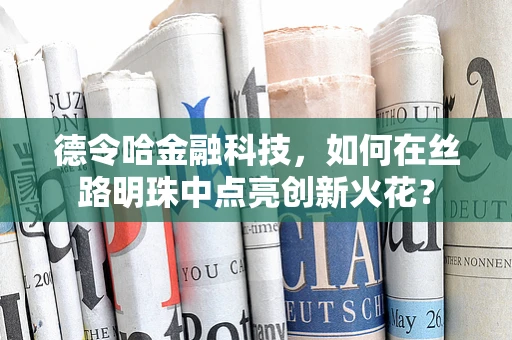 德令哈金融科技，如何在丝路明珠中点亮创新火花？
