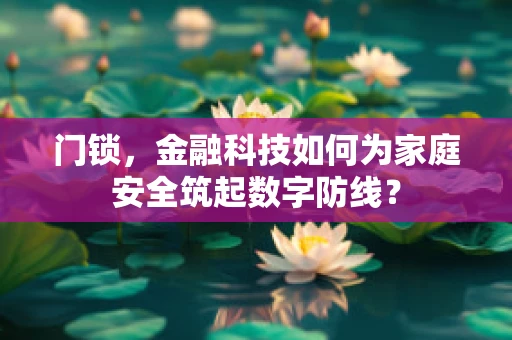 门锁，金融科技如何为家庭安全筑起数字防线？
