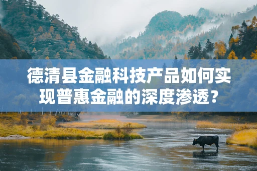 德清县金融科技产品如何实现普惠金融的深度渗透？