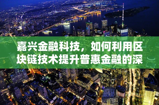 嘉兴金融科技，如何利用区块链技术提升普惠金融的深度与广度？