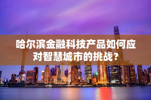 哈尔滨金融科技产品如何应对智慧城市的挑战？