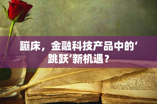 蹦床，金融科技产品中的‘跳跃’新机遇？