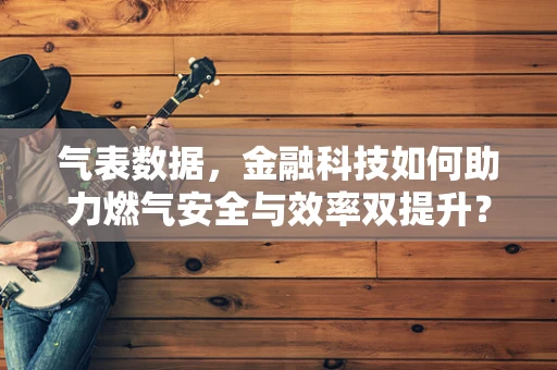 气表数据，金融科技如何助力燃气安全与效率双提升？