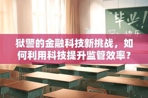 狱警的金融科技新挑战，如何利用科技提升监管效率？