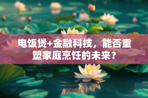 电饭煲+金融科技，能否重塑家庭烹饪的未来？